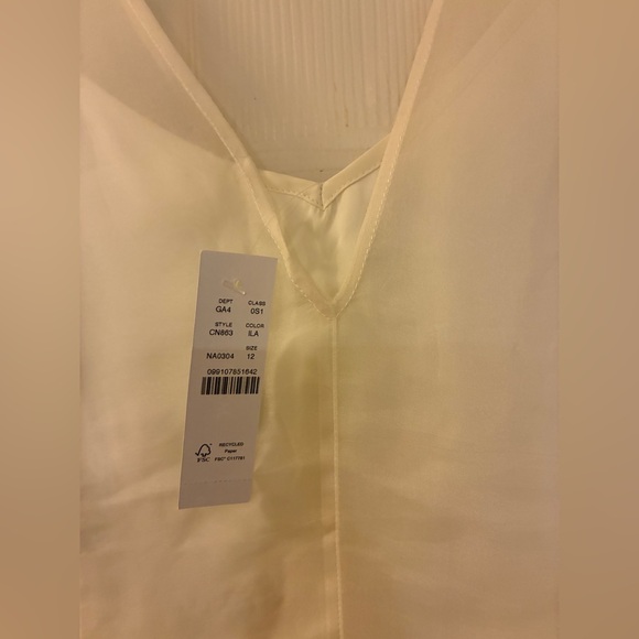 J. Crew Cream Midi Dress Size 12 - Picture 10 of 12